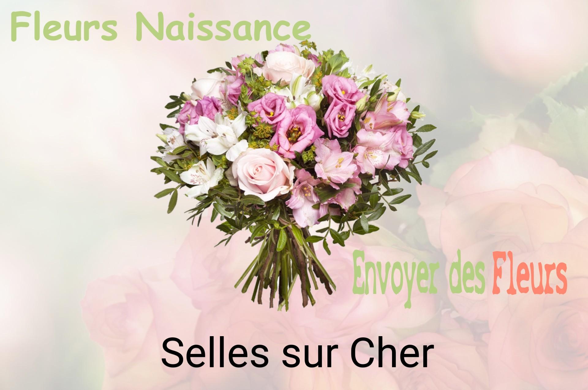 Bouquet de fleurs de naissance livré à Selles-sur-Cher